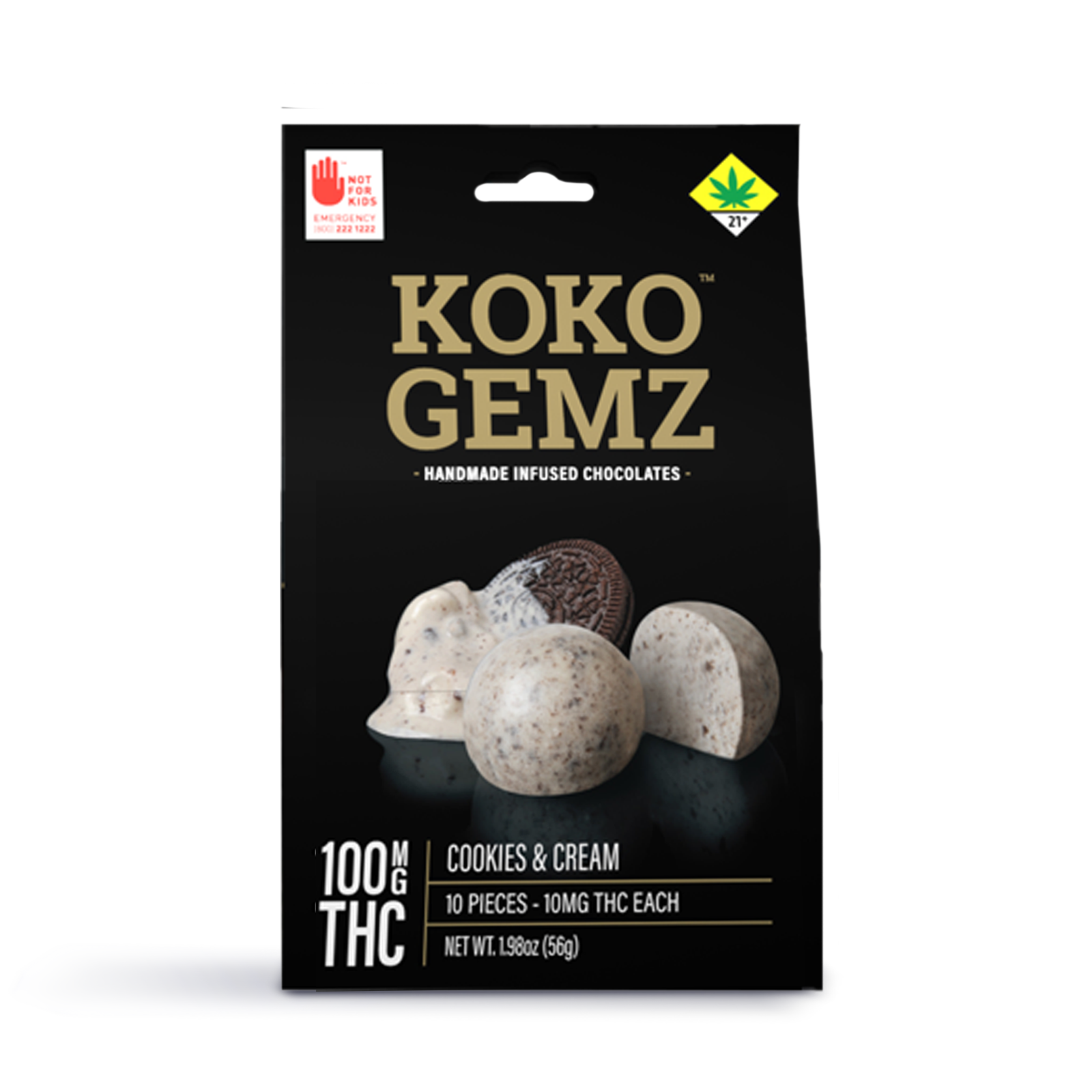 Cookies and Cream Chocolates 10-pack
