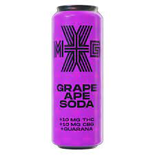 XMG+ GRAPE APE SODA (H) BEV - 10MGTHC:10MG CBG X 355ML