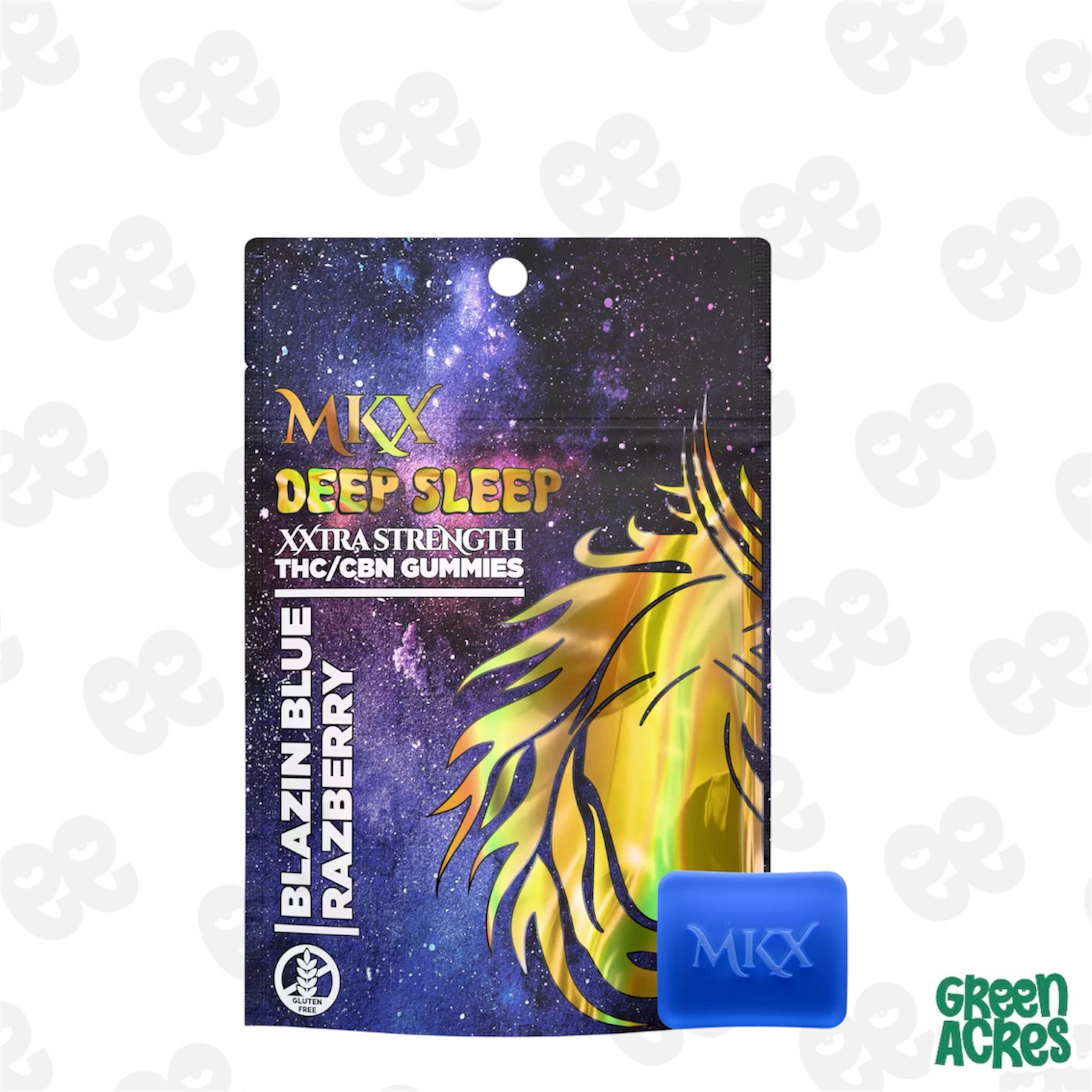 MKX Deep Sleep 200mg Gummies - Blue Razz