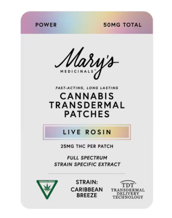 Power Caribbean Breeze Rosin | Patch | 2pc