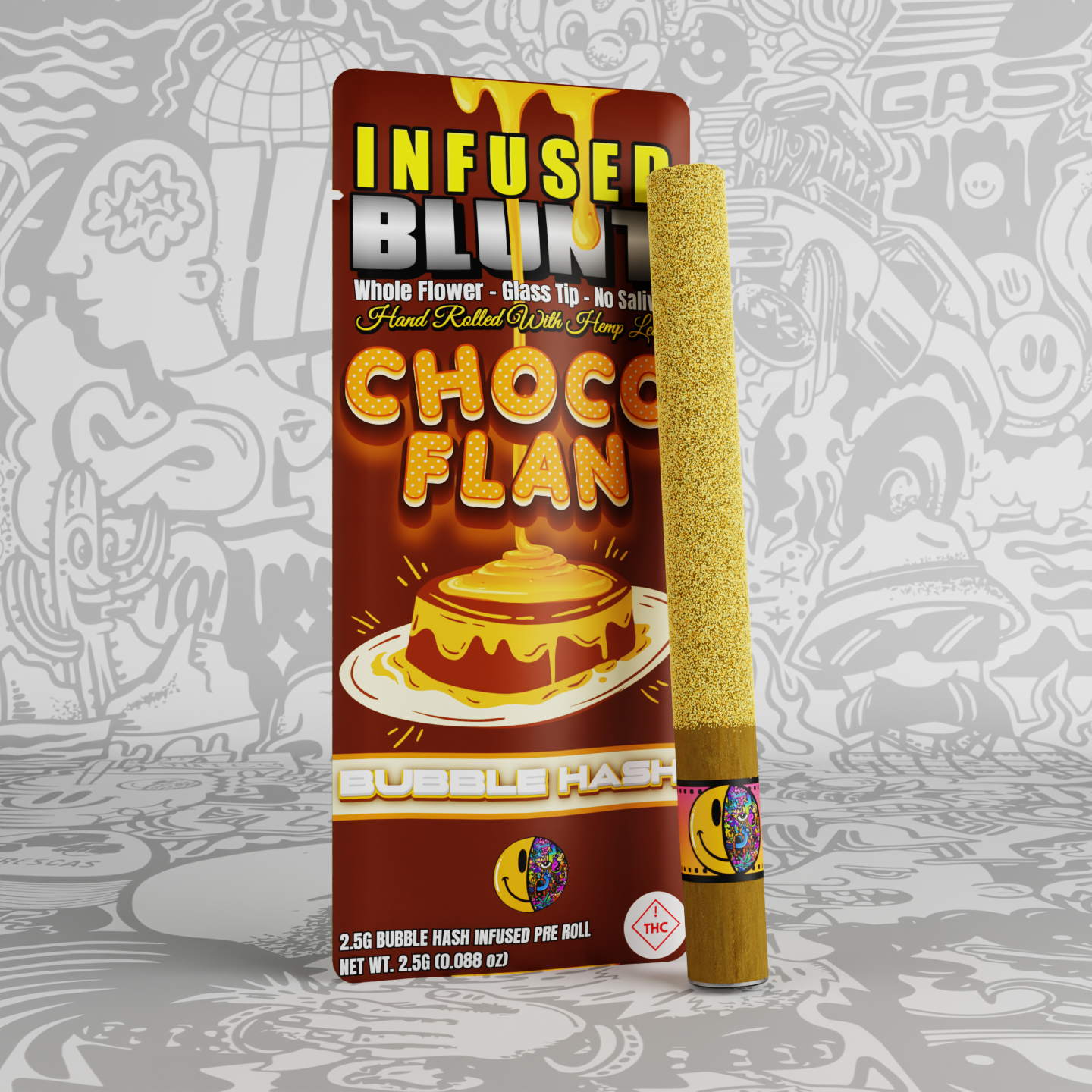 Infused Bubble Blunt Choco Flan