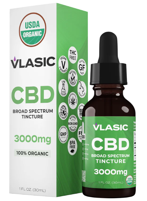 Vlasic CBD - Broad Spectrum CBD Tincture - 3000mg