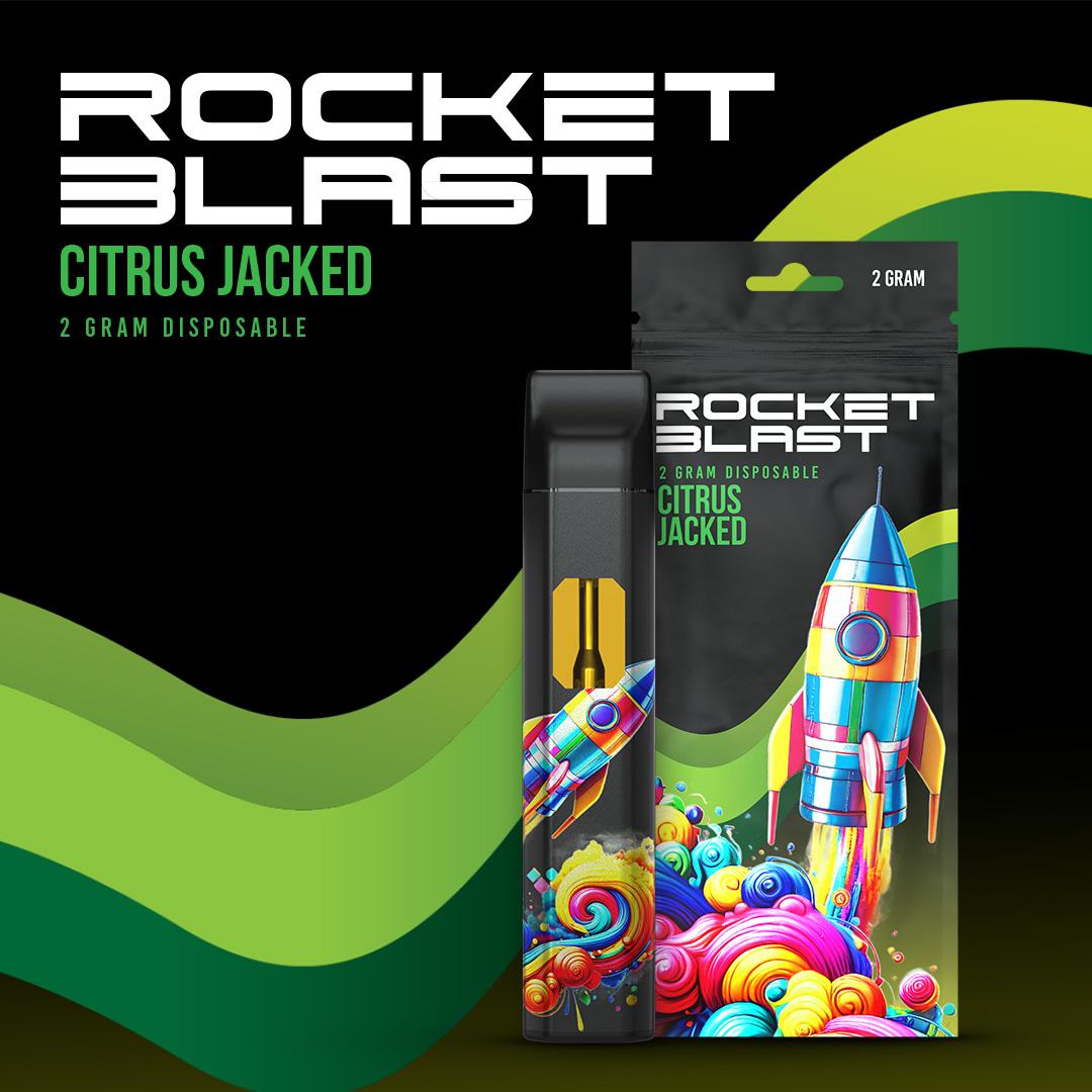 Rocket Blast - 2g Disposable - Citrus Jacked