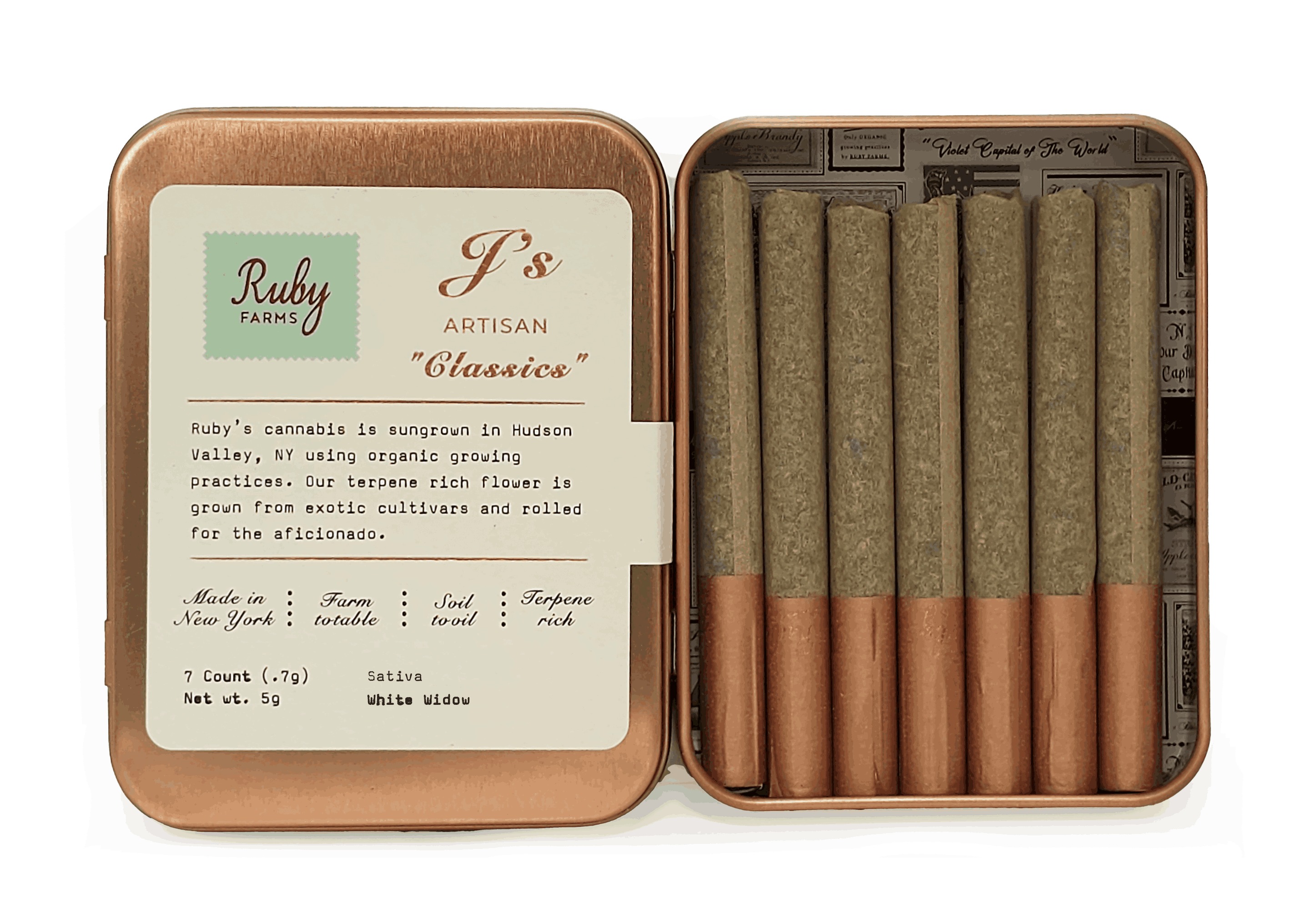 White Widow  | Classic Pre-Rolls | 7pk | 5g