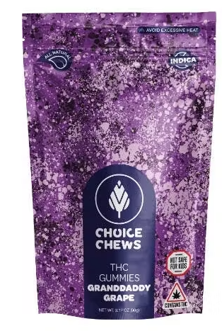 100mg Choice Chews - Grandaddy Grape