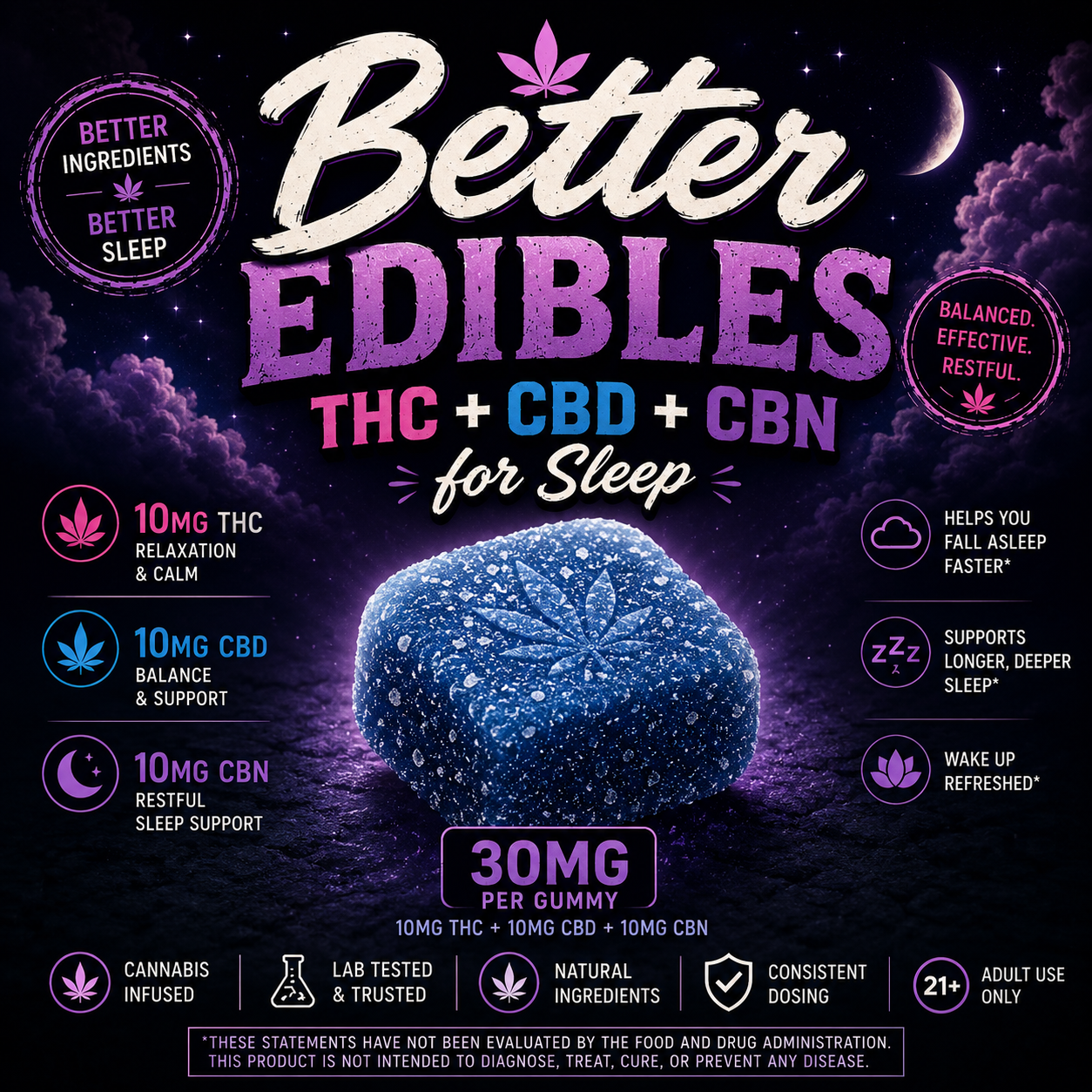Better Edibles | 250mg | Fifty-One Fifty