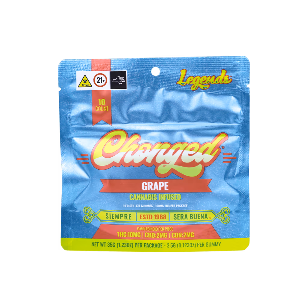 Cheech & Chong Legends Grape 10pk 10mg Gummies