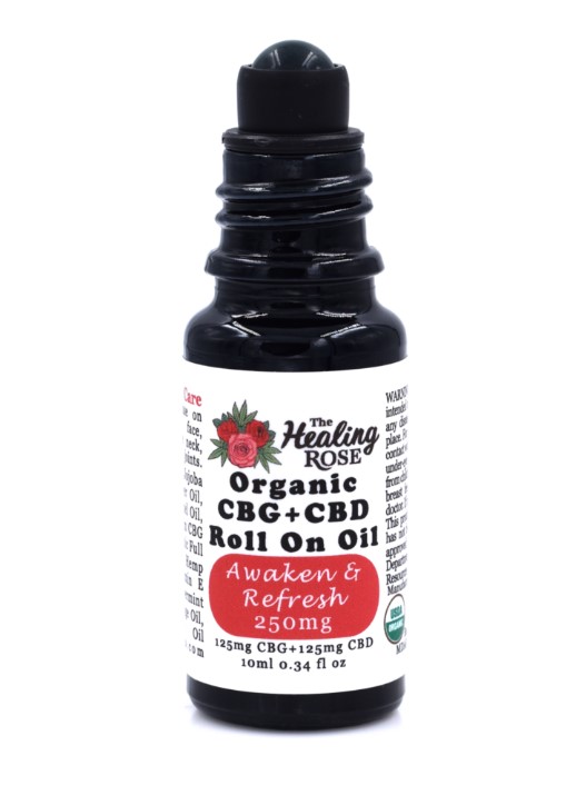Organic Awaken & Refresh CBG+CBD Roll-on Oil | 250MG