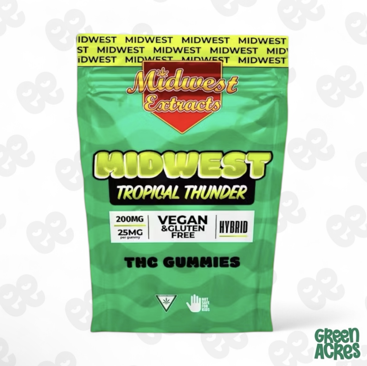 Midwest: Tropical Thunder 200MG Gummies