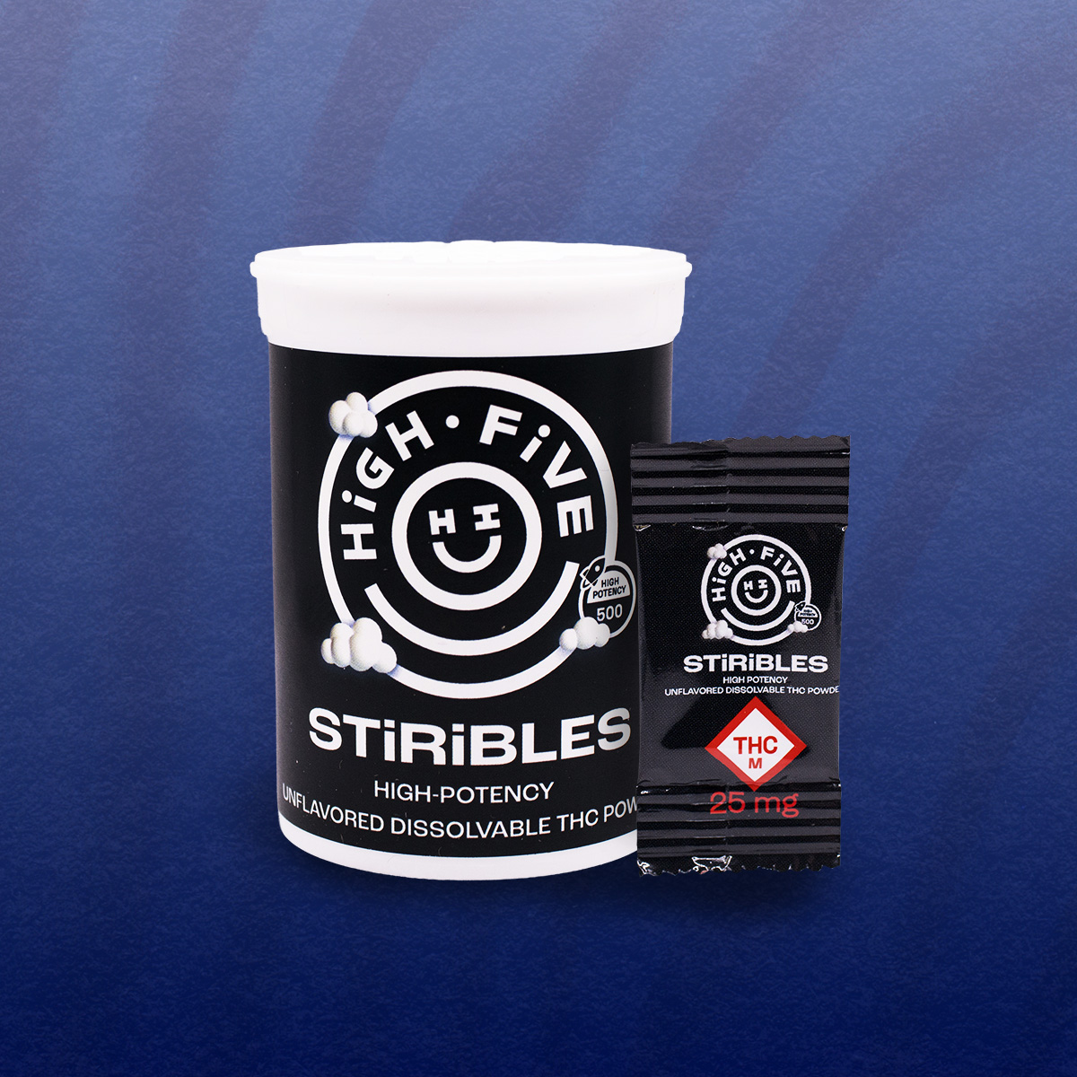 High Five: STiRiBLES | Unflavored Packet | 500mg | 20pk