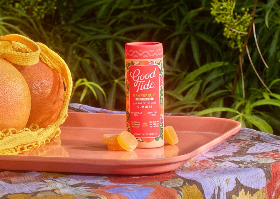 Good Tide - Grapefruit Rosin 1:1:1 THC:CBD:CBC Gummies 10pk - 100mg