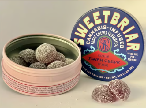 Fresh Grape Gummies 1:1 THC:CBN 10pk