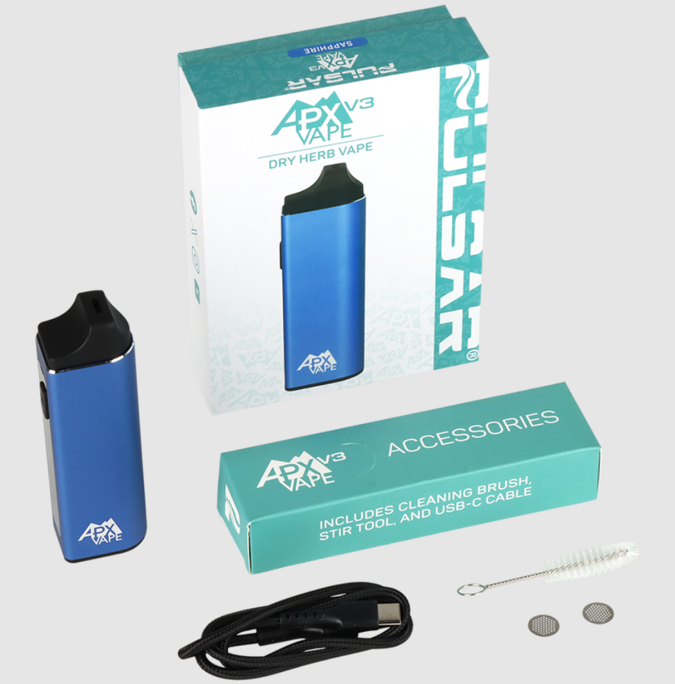 Apx V3 Dry Herb Vaporizer Sapphire