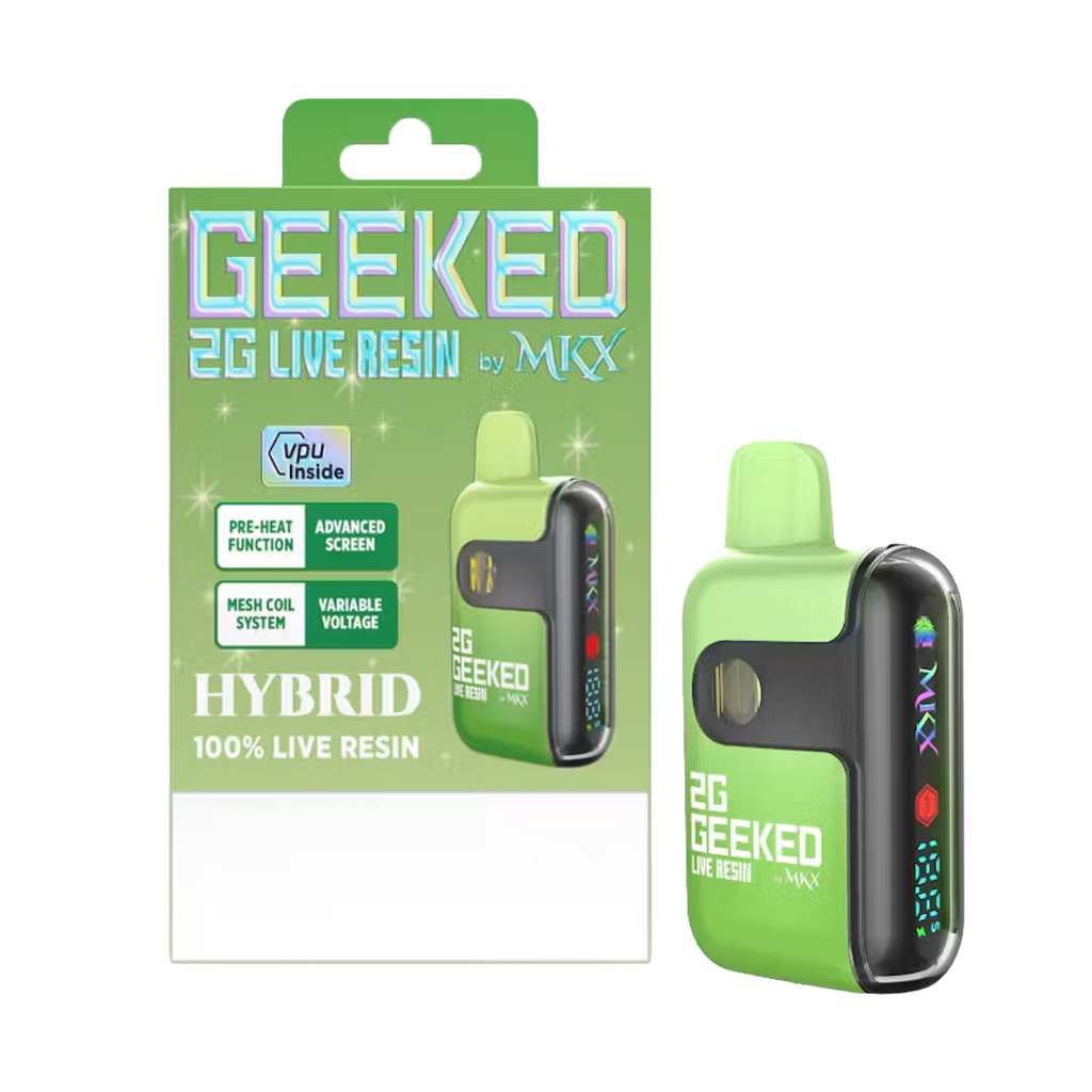 GEEKED | 2g Live Resin Disposable Vape | Trash Panda | Hybrid