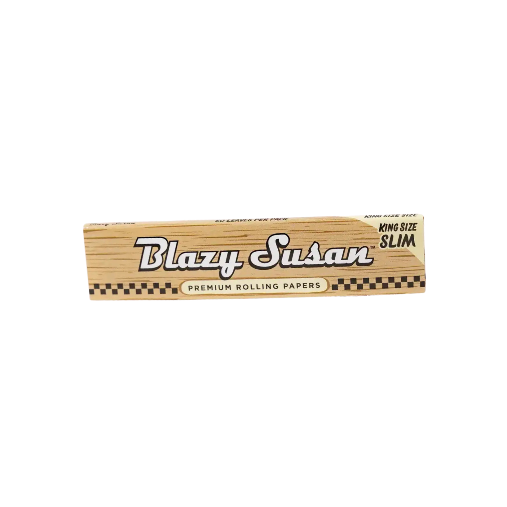 Blazy Susan - Unbleached KS Slim Rolling Paper - 50ct