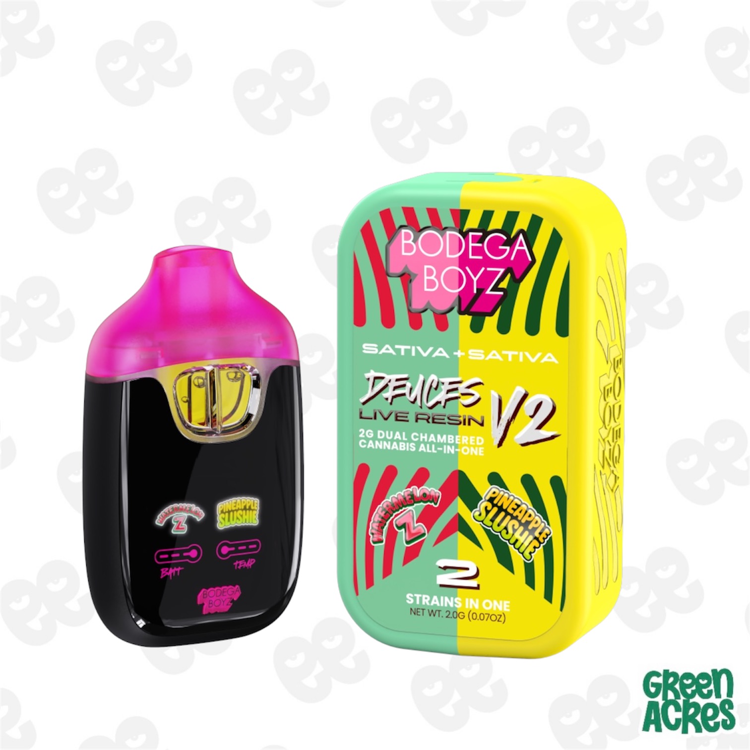 Bodega Boyz: Watermelon Z x Pineapple Slushie 2G Live Resin Disposable