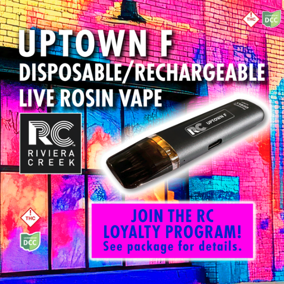 Uptown F Indica Rosin Disposable Vape Pen