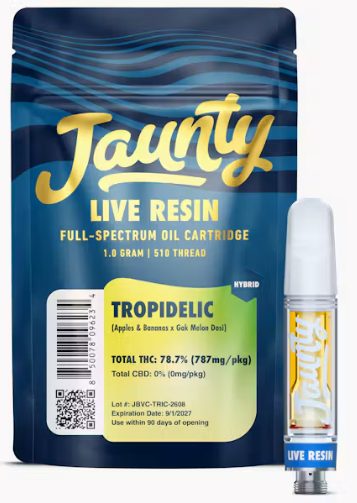 Jaunty Tropidelic Live Resin Cartridge
