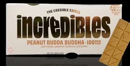 Incredibles Edibles Chocolates 10pk/100mg- Peanut Budda Buddha