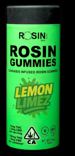 Rosin Tech Labs Lemon Limez Rosin Gummies 100MG