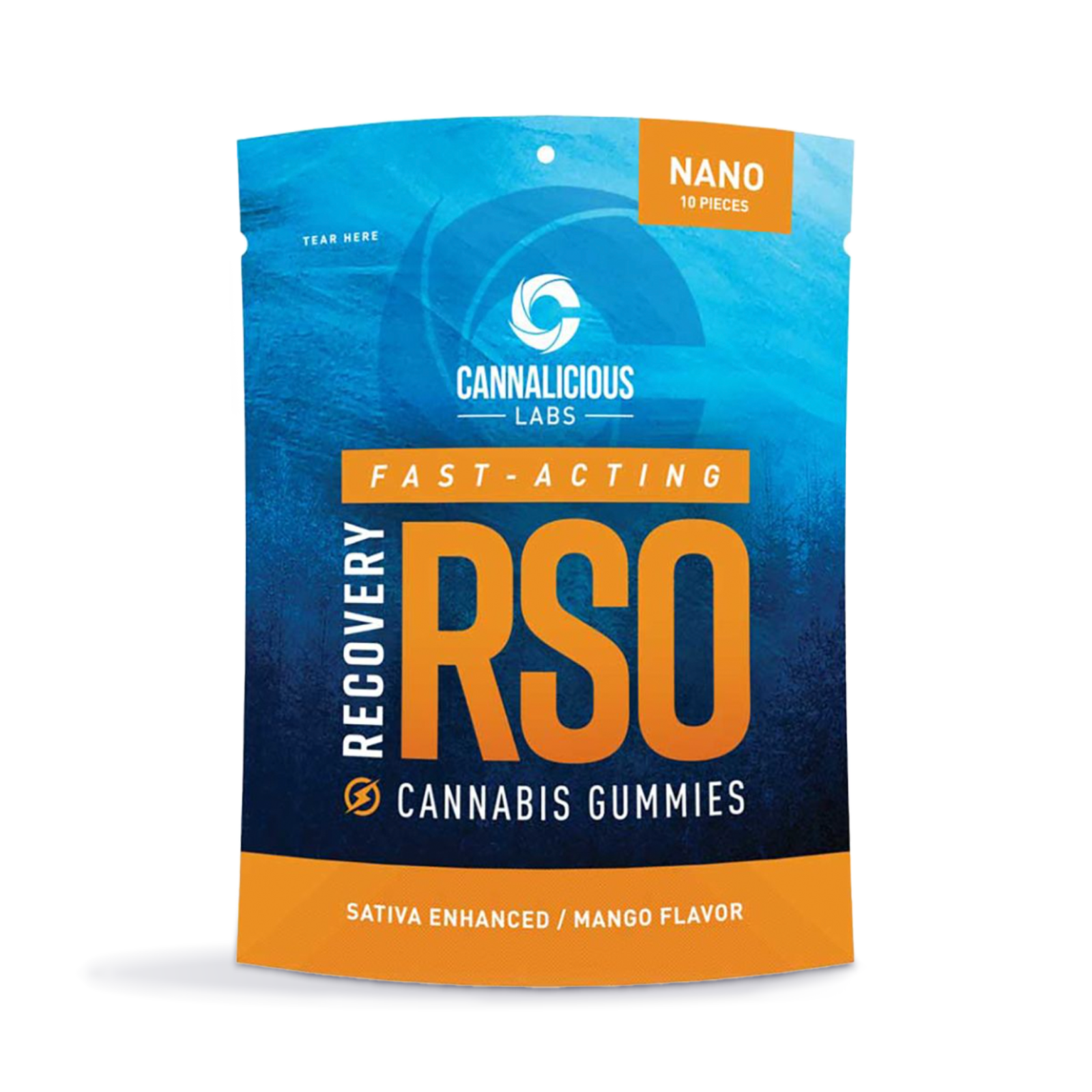 Recovery Mango RSO Gummies 10-pack