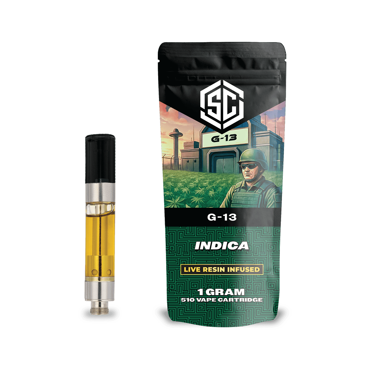 Society C | 1g Live Resin Vape Cart | G13