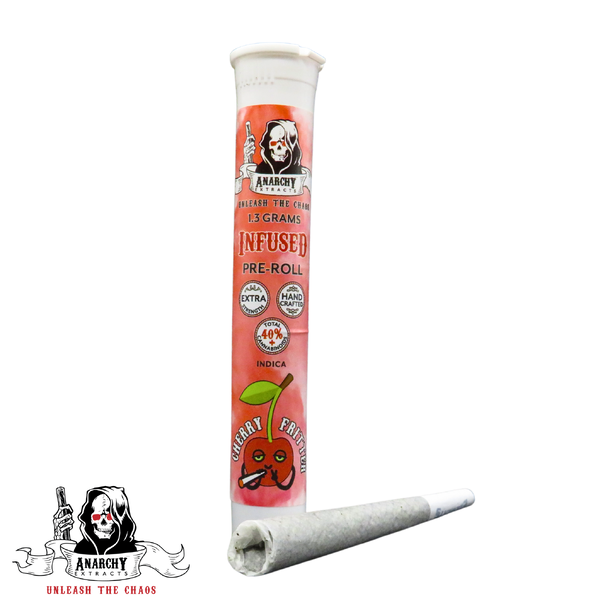 CHERRY FRITTER | INDICA | INFUSED PRE-ROLL | 1.3G | REC