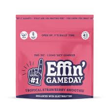 Game Day - Strawberry Tropical Smoothie - 4:1 (THC:THCv) Gummies 100mg | 10pk