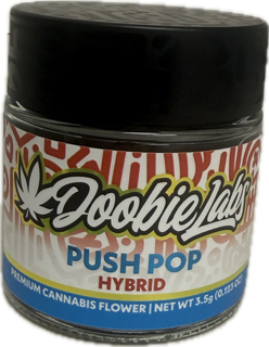 Doobie Labs | Flower | Jar | Push Pop | 3.5g | Hybrid | 27.59% THC