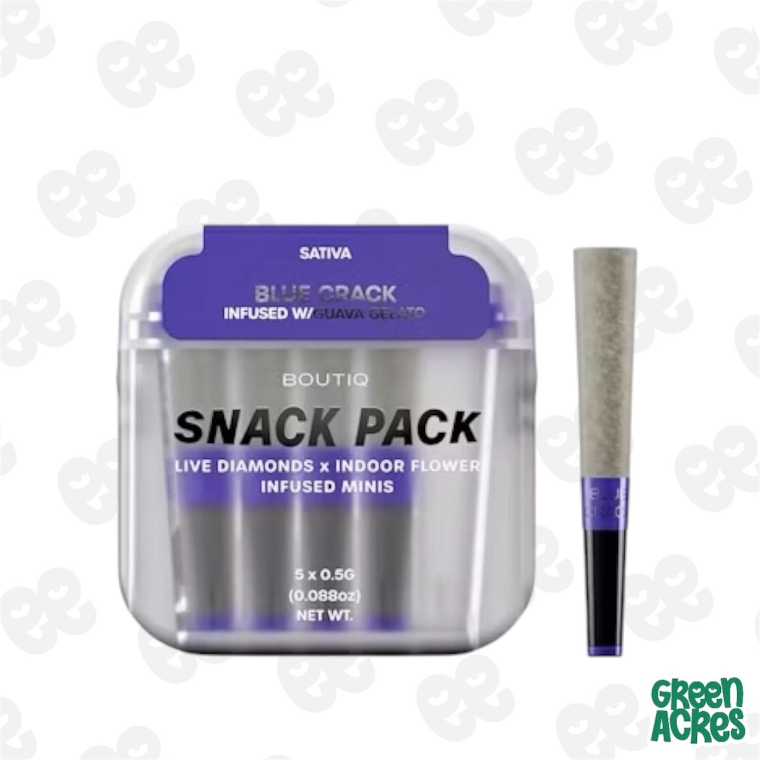 Boutiq: Blue Crack 5pk Infused Snack Pack (5x0.5g)