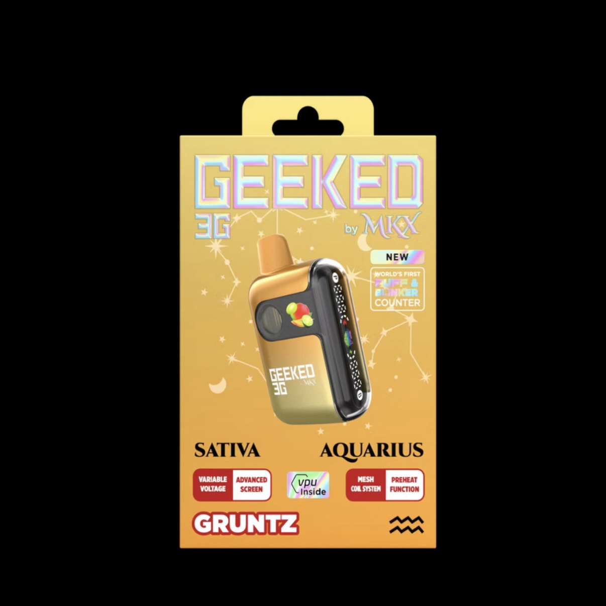 Geeked by MKX Disposable Sativa Gruntz