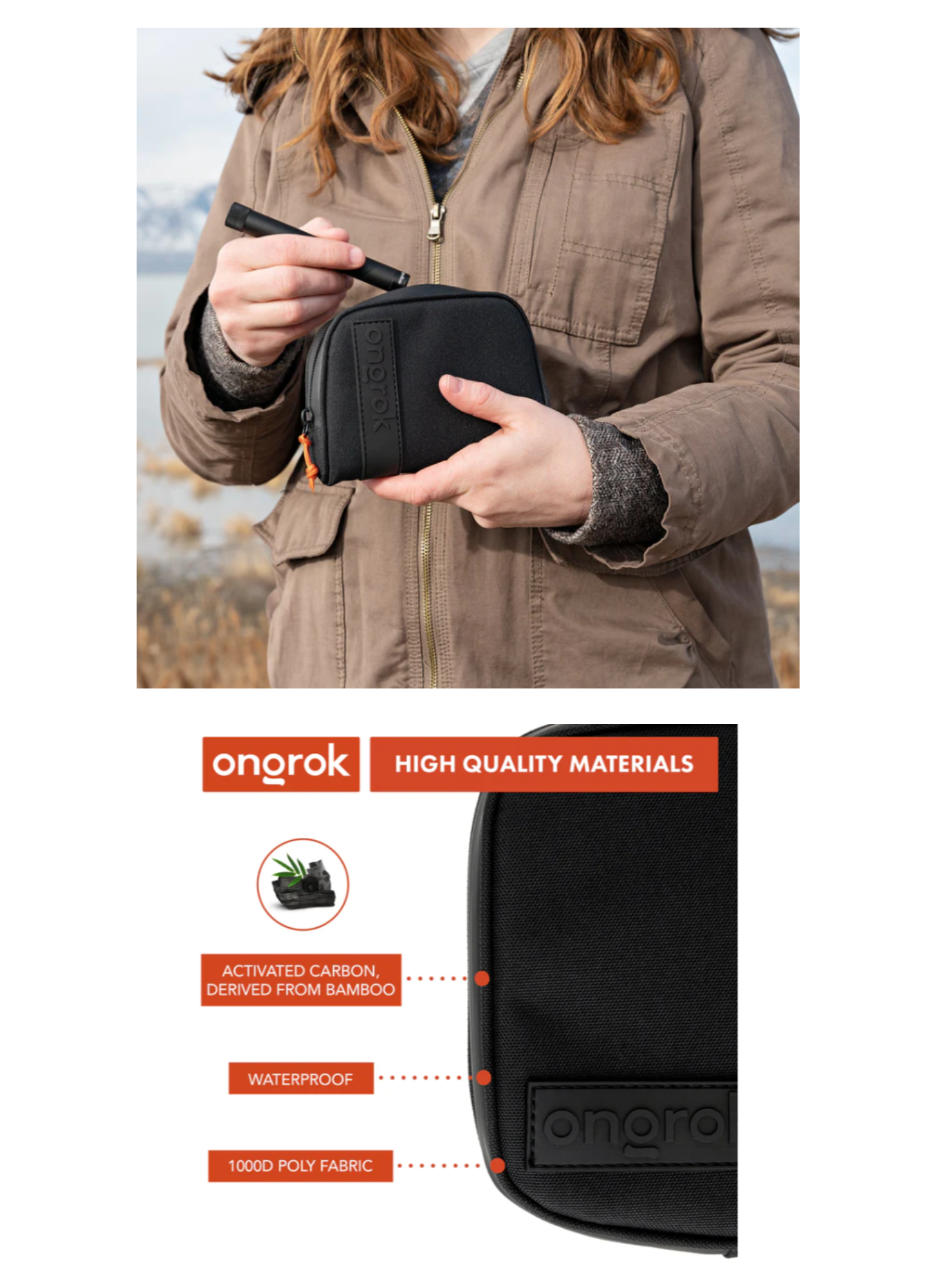 Medium Smell Proof Wallet Black