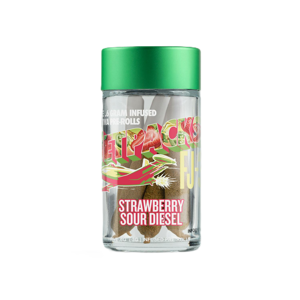 JetPacks | Strawberry Sour Diesel | FJ-3 Pre-Rolls 5x0.6g