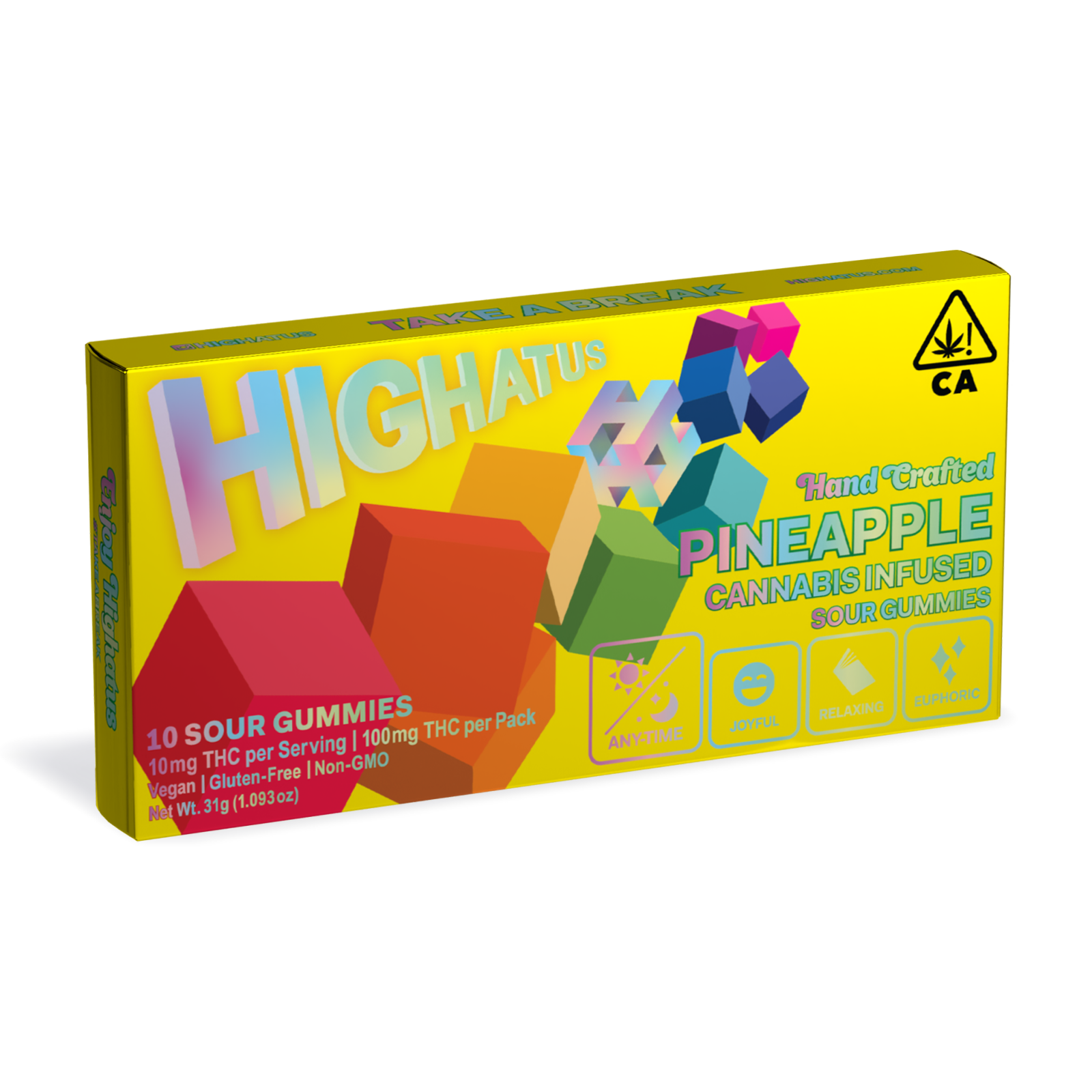 Pineapple Sour Gummies | 100mg
