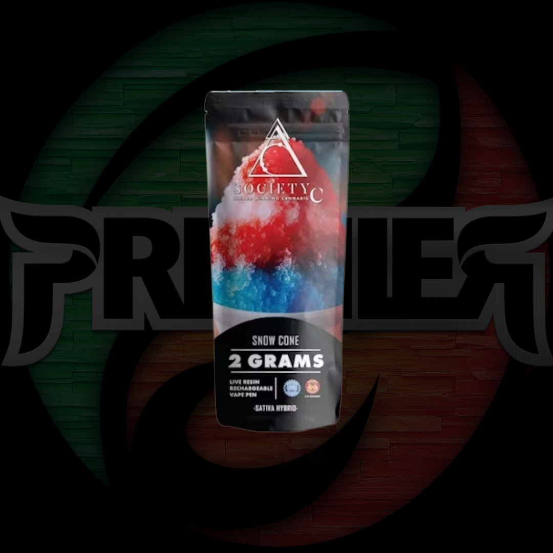 Society C Live Resin Disposable Snow Cone