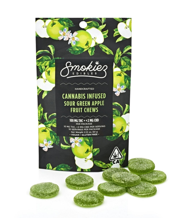 Sour Green Apple 1:1 (CBG/THC) | 10pk/100mg