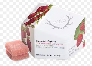 Wyld - Gummies - CBD - 20:1 Strawberry - 200mgCBD/10mgTHC