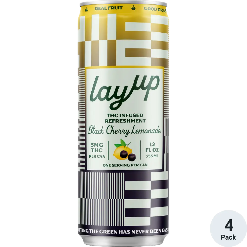 Layup | Black Cherry Lemonade | Infused  Beverage | 12 oz | 10mg