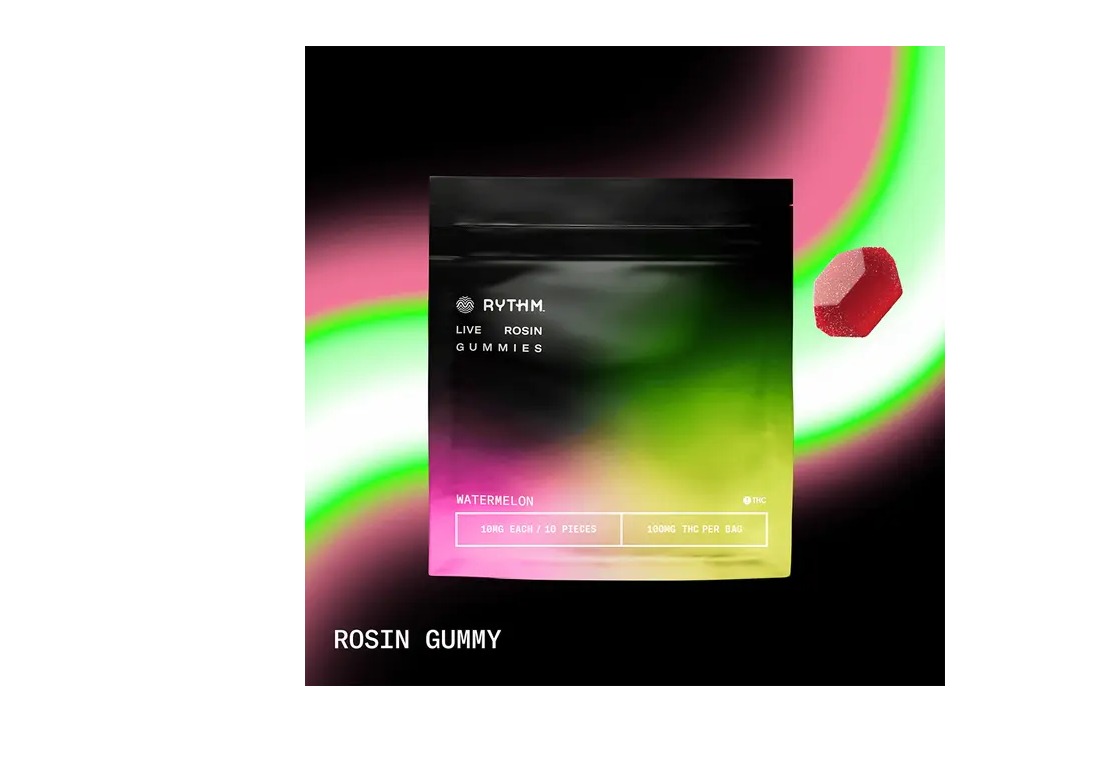 Rythm - Watermelon Live Rosin Gummies 10pk - 100mg