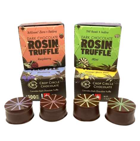 Almond Sea Salt Single 100mg (Crop Circle Chocolates)