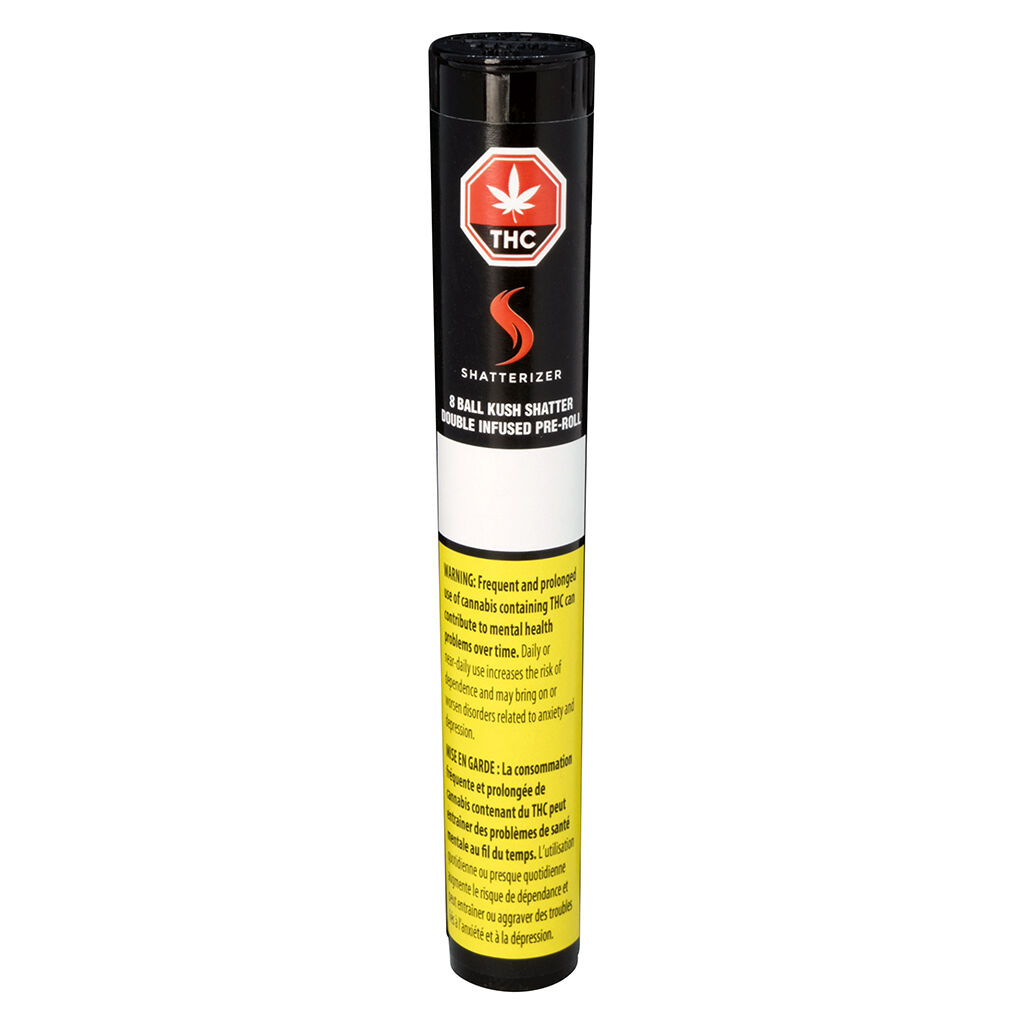8 Ball Kush Shatter Double Infused Pre-Roll | 1x1g