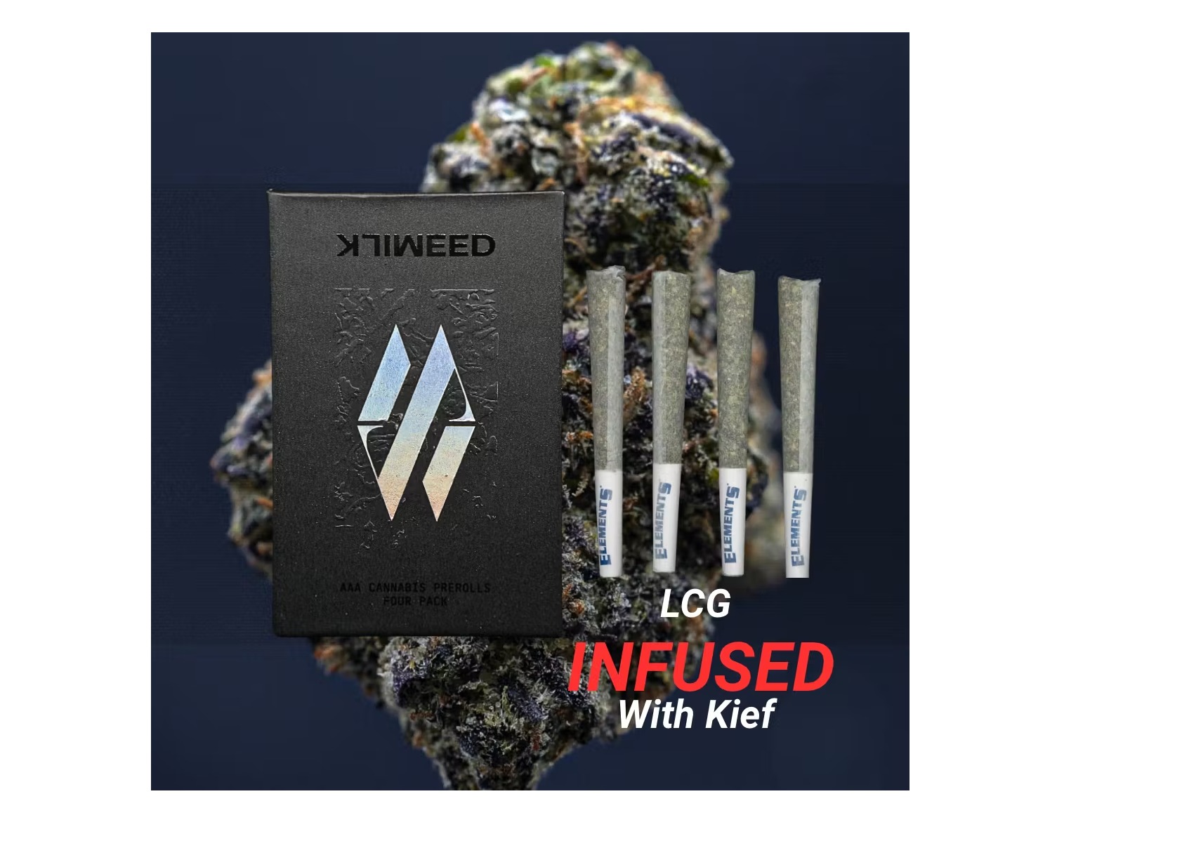MilkWeed - Lemon Cherry Gelato Infused Preroll 4pk - 3g