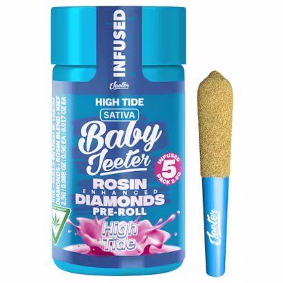 BABY JEETER - HIGH TIDE - INFUSED PREROLL 5 PACK - 2.5G - SATIVA