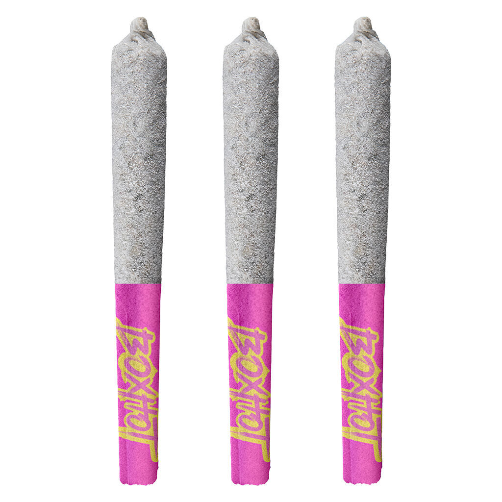 BoxHot - Diamond Doobies Deluxe - Ruby Rush Infused Pre-Rolls - 3x0.5g