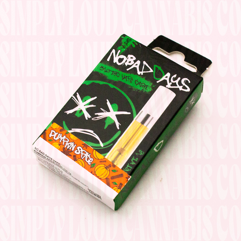 No Bad Days: Pumpkin Spice Haze Vape Cart
