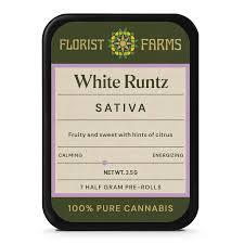 Florist Farms | White Runtz (H) | Infused Pre-rolls | 5pk | 2.5g