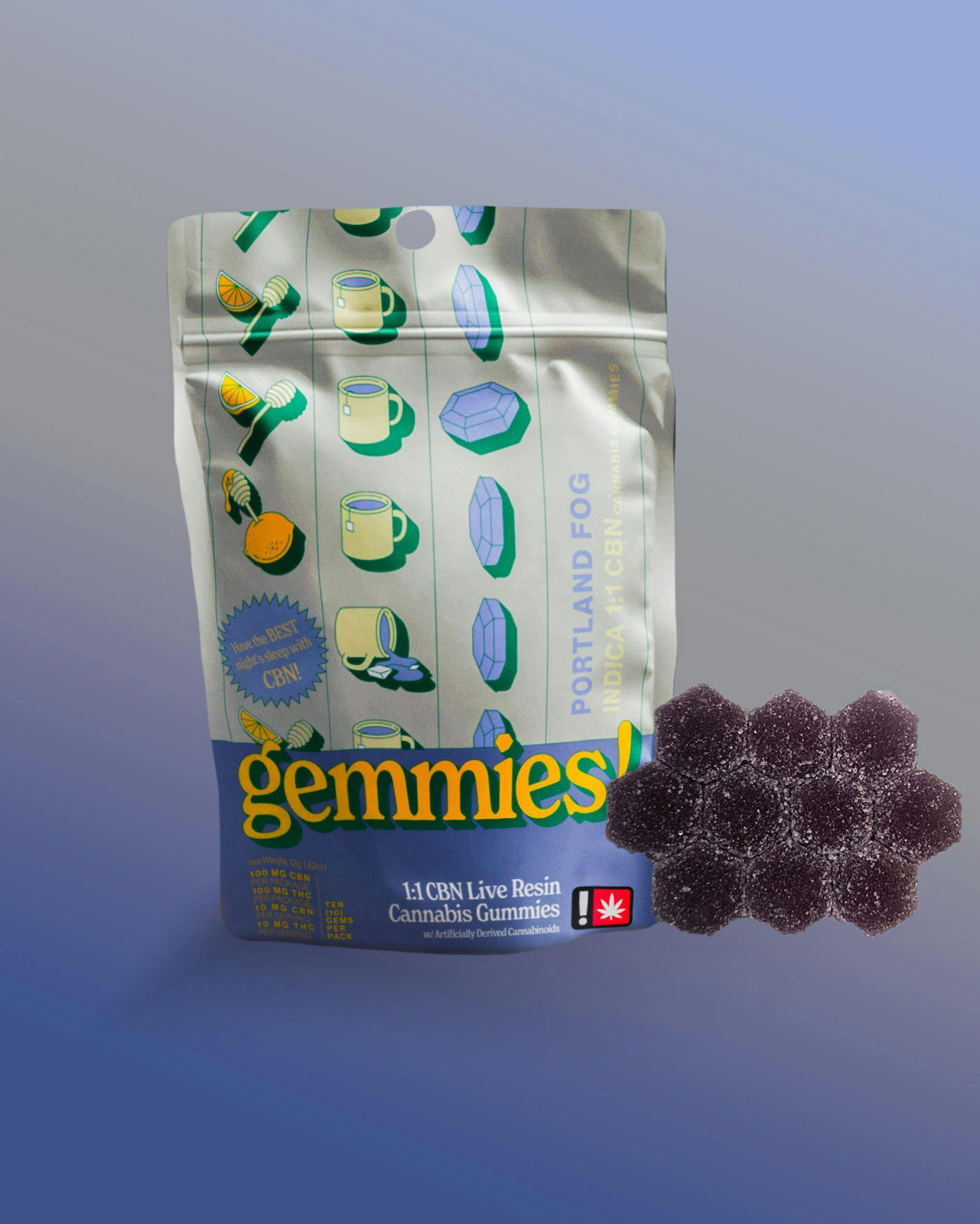 HIGHER CULTURES - EDIBLE - 200MG - PORTLAND FOG 1:1