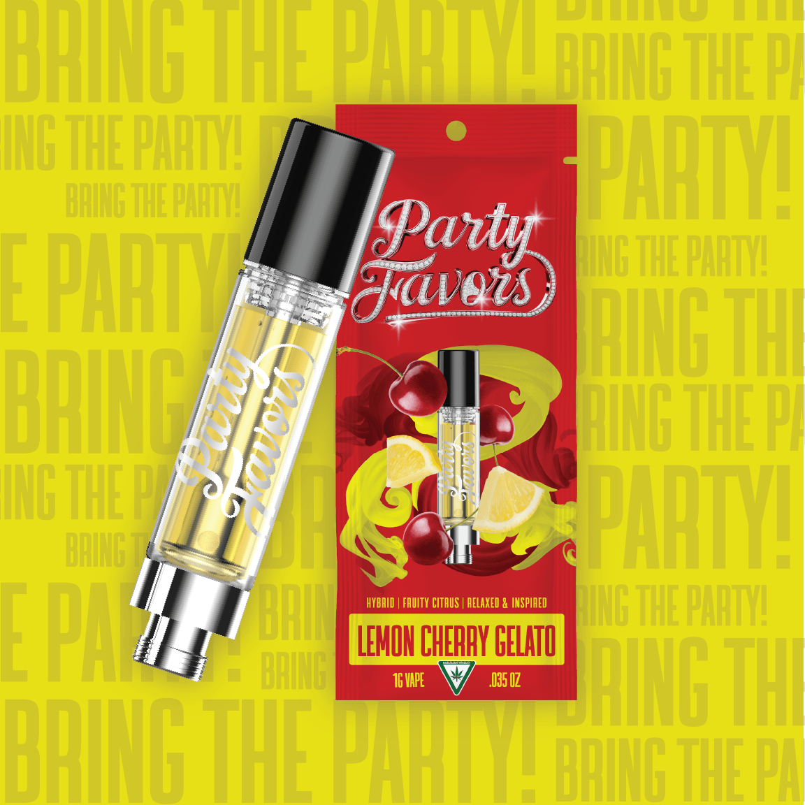 Party Favors Lemon Cherry Gelato 510 Cartridge