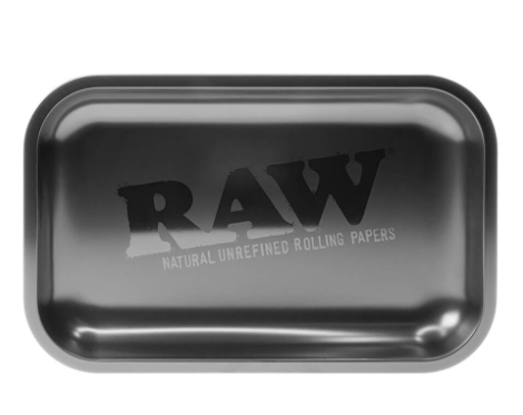 All Black Rolling Tray Medium