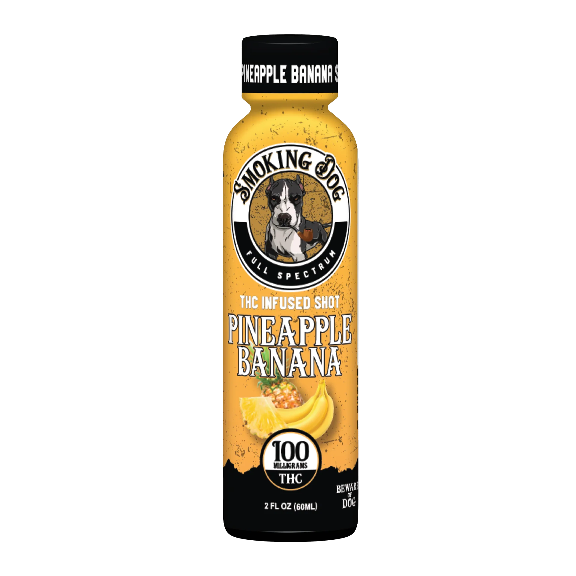 THC Shot - 12 fl oz - 100 MG - Pineapple Banana